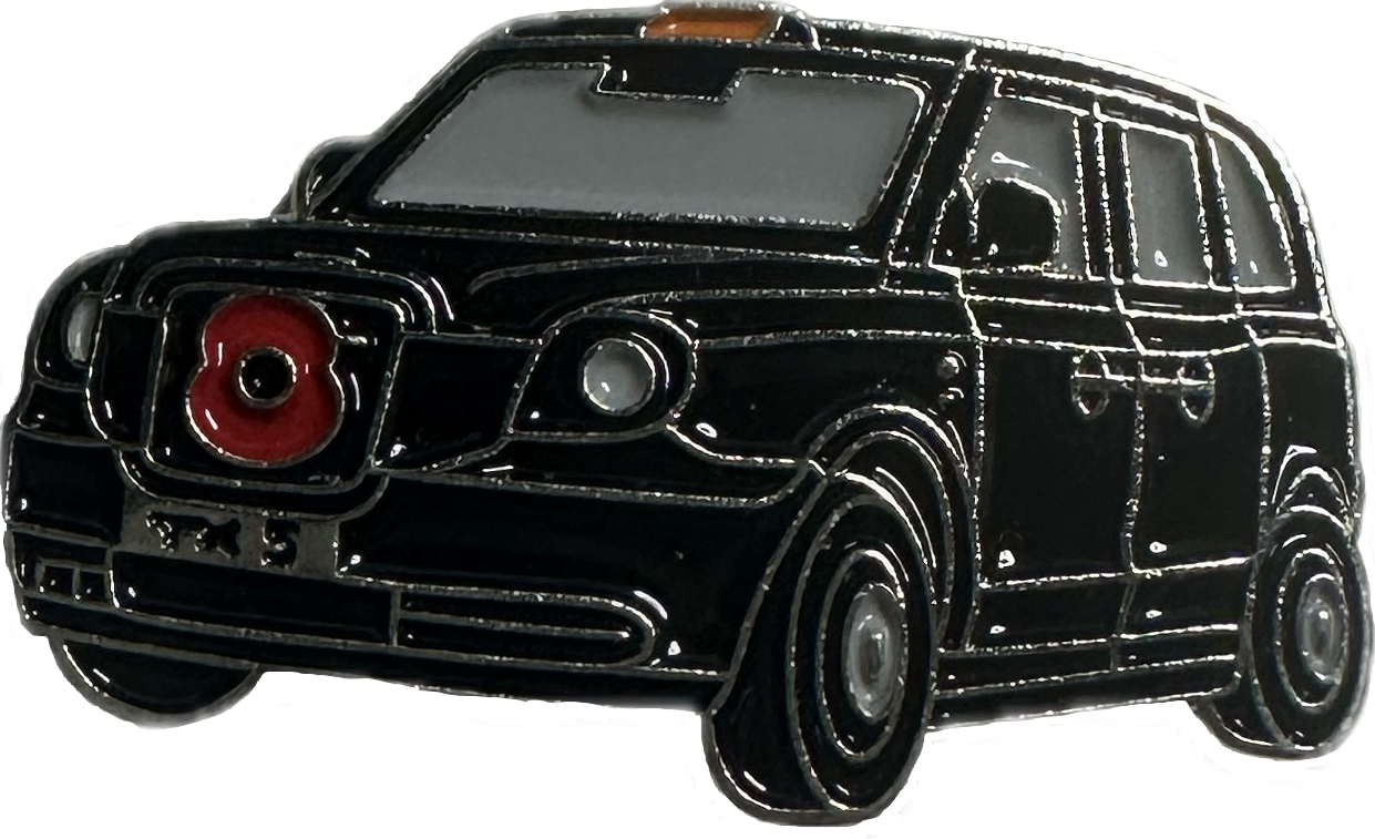 The TXE Electric taxi badge